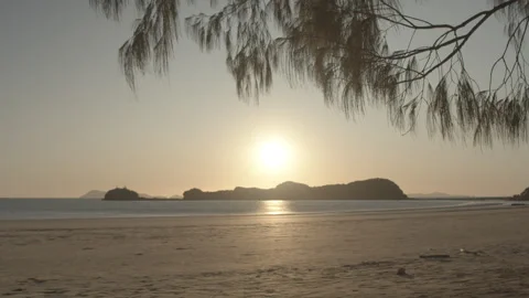 Tropical Beach View Stock Footage 274781502