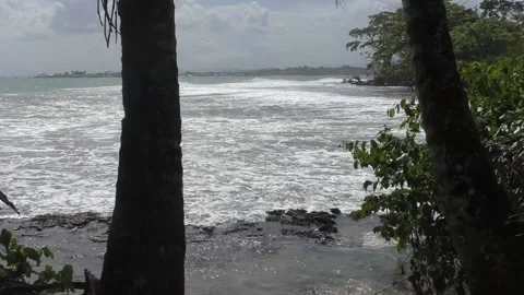 Tropical Beach Waves - PakiPoint 15A Stockbeeldmateriaal 158517700