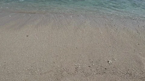 Tropical Beach Waves. White sand beach in the pacific ocean. Stock Footage 166823366