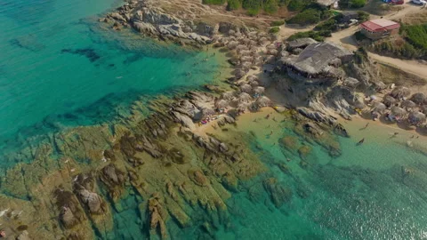 Tropical Beachfront Oasis Stock Footage 264867498