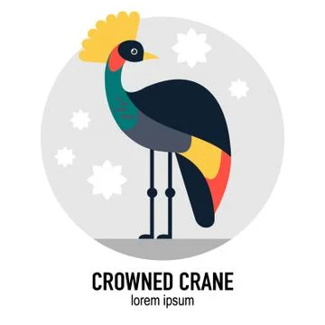 Tropical bird Stock Illustration