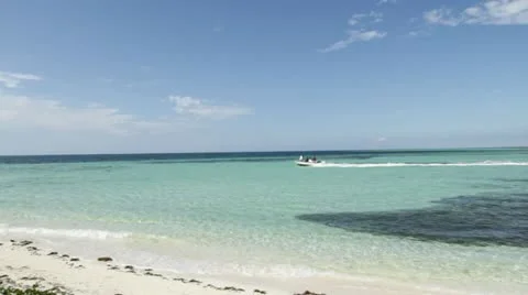 Tropical Boat Stock Footage 21231495