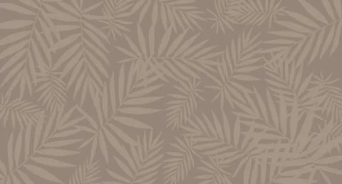 Tropical brown leaf pattern background. Poster/Template. Stock Illustration