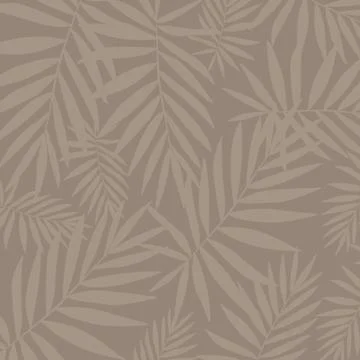 Tropical brown leaf pattern background. Poster/Template. Illustrazione stock