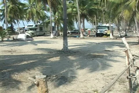 Tropical camp site Video stock 9467939