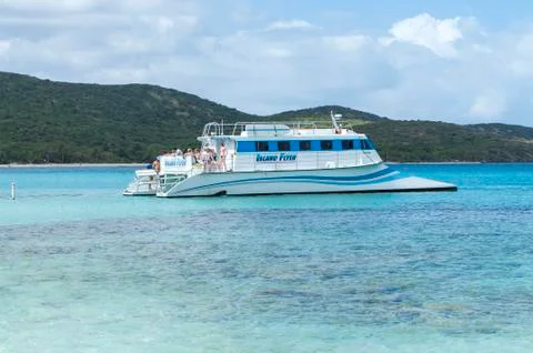 Tropical catamaran excursion 写真素材