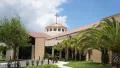 Tropical Church With Palm Trees Ultra HD Time Lapse 4k or 4k+ Resolution