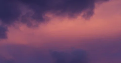 Tropical clouds at sunset Stock Footage 127129361