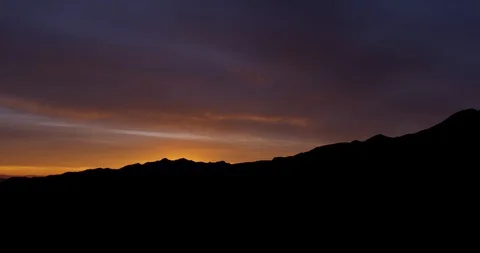 Tropical clouds at sunset Stock Footage 127129592