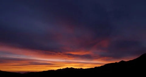 Tropical clouds at sunset Stock Footage 127129633