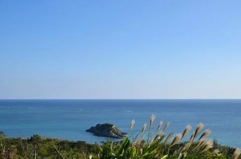 Tropical coast view Stock Photos