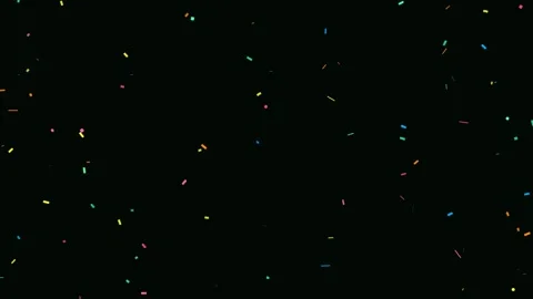 Tropical Confetti Shower Rain Dense Loop Background Stock Footage 342608410