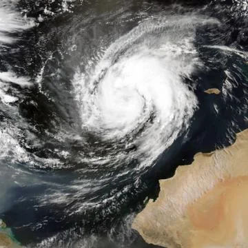 Tropical Cyclone Luban. Elements of this image are furnished by NASA Foto stock