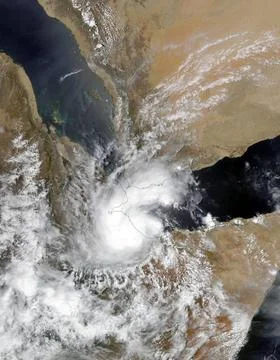 Tropical Cyclone Sagar. Elements of this image are furnished by NASA. Trop... Foto stock