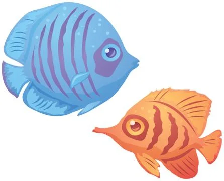 Tropical Fish Illustrazione stock