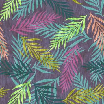 Tropical floral pattern Stock Illustration