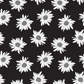 Tropical Floral seamless Pattern Stock Illustration