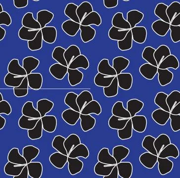 Tropical Floral seamless Pattern イラスト素材