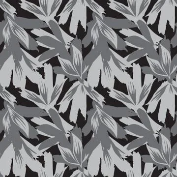 Tropical Floral seamless Pattern Stock Illustration