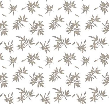 Tropical Floral seamless Pattern Stock Illustration