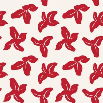 Tropical Floral seamless Pattern Stock Illustration