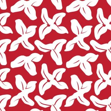 Tropical Floral seamless Pattern Stock Illustration