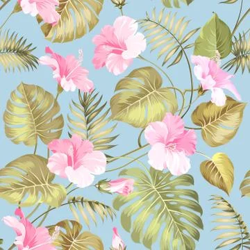 Tropical flower Stock Illustration