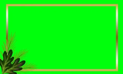 Tropical frame design is simple and easy to apply in your design Stock-Illustration