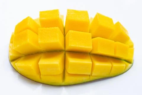 Tropical fruit, Mango on white background. Foto stock