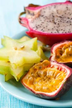 Tropical fruit Stock Photos