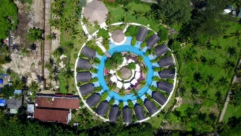Tropical Hotel Video stock 120681771