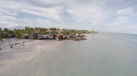 Tropical island beach Stock Footage 45757758
