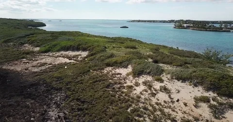 Tropical Island Flyover Stock Footage 84766370