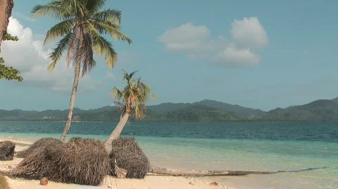 Tropical island Stock Footage