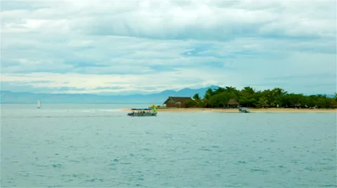 Tropical island Stock Footage 40895591