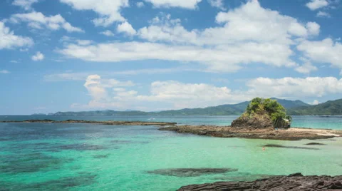 Tropical island Stock Footage 47685910