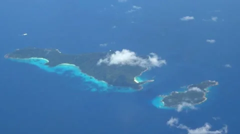 The tropical island Stock Footage 55609940