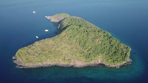 Tropical island Stock Footage 124446664