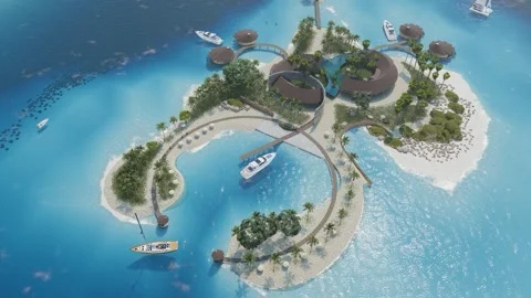 TROPICAL ISLAND 動画素材 235926049