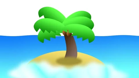 Tropical Island Stock Footage 300778021