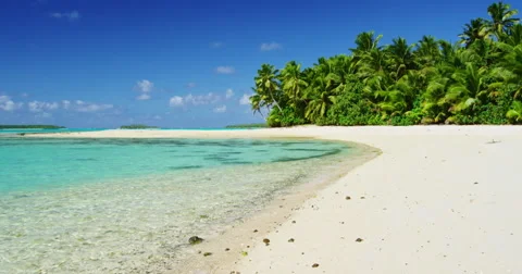 Tropical Island Paradise Stock Footage