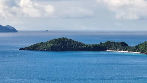 Tropical Island in the Philippines. Stock Footage 266405133