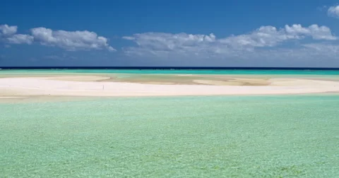 Tropical Island in South Pacific Stock Footage
