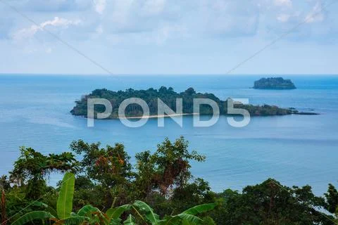 Tropical island in Thailand Stock Photos