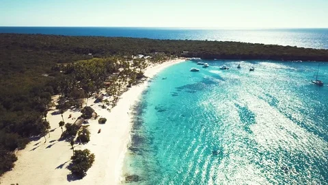 Tropical island view Stock Footage 99975155