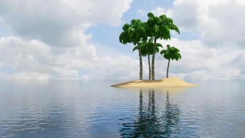 Tropical Islands Stock Illustration