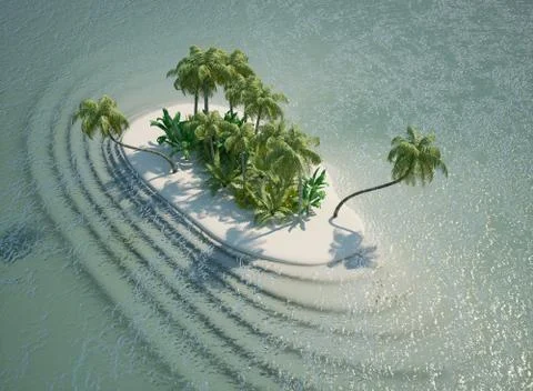 Tropical Islands Stock Illustration