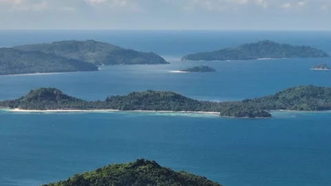 Tropical Islands in the Philippines. Stock Footage 266708276
