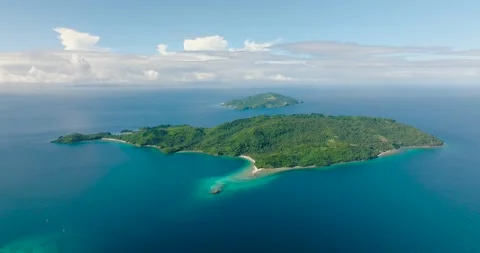Tropical Islands in Romblon, Philippines. Stock Footage 265229635