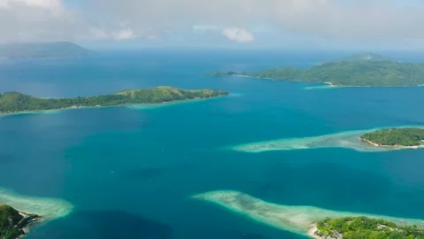 Tropical Islands in Romblon, Philippines. Stock Footage 342640277